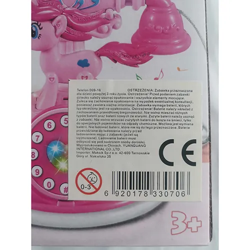 Jucărie de telefon din plastic.