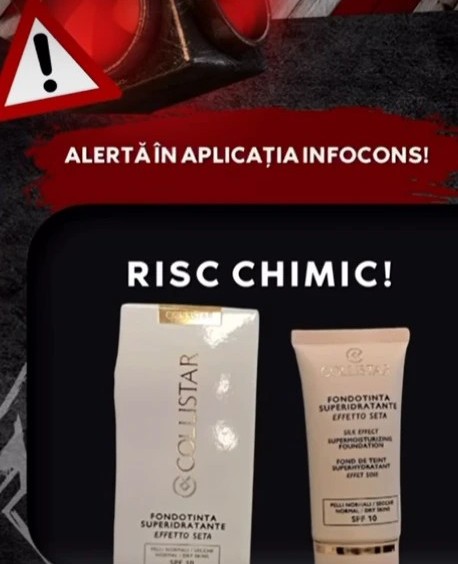 Alerta ! Aplicatia InfoCons Protectia Consumatorilor te ajuta sa alegi bine – Produs cosmetic periculos