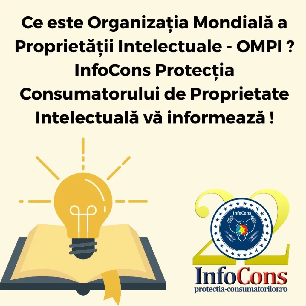 Ce este Organizația Mondială a Proprietății Intelectuale OMPI / World Intellectual Property Organization WIPO / Organisation mondiale de la propriété intellectuelle OMPI ? InfoCons Protecția Consumatorului de Proprietate Intelectuală vă informează !