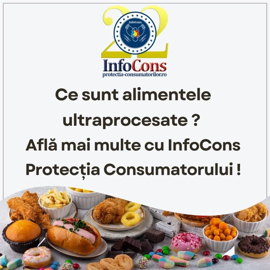 Ce sunt alimentele ultraprocesate ? Află mai multe cu InfoCons Protecția Consumatorului !