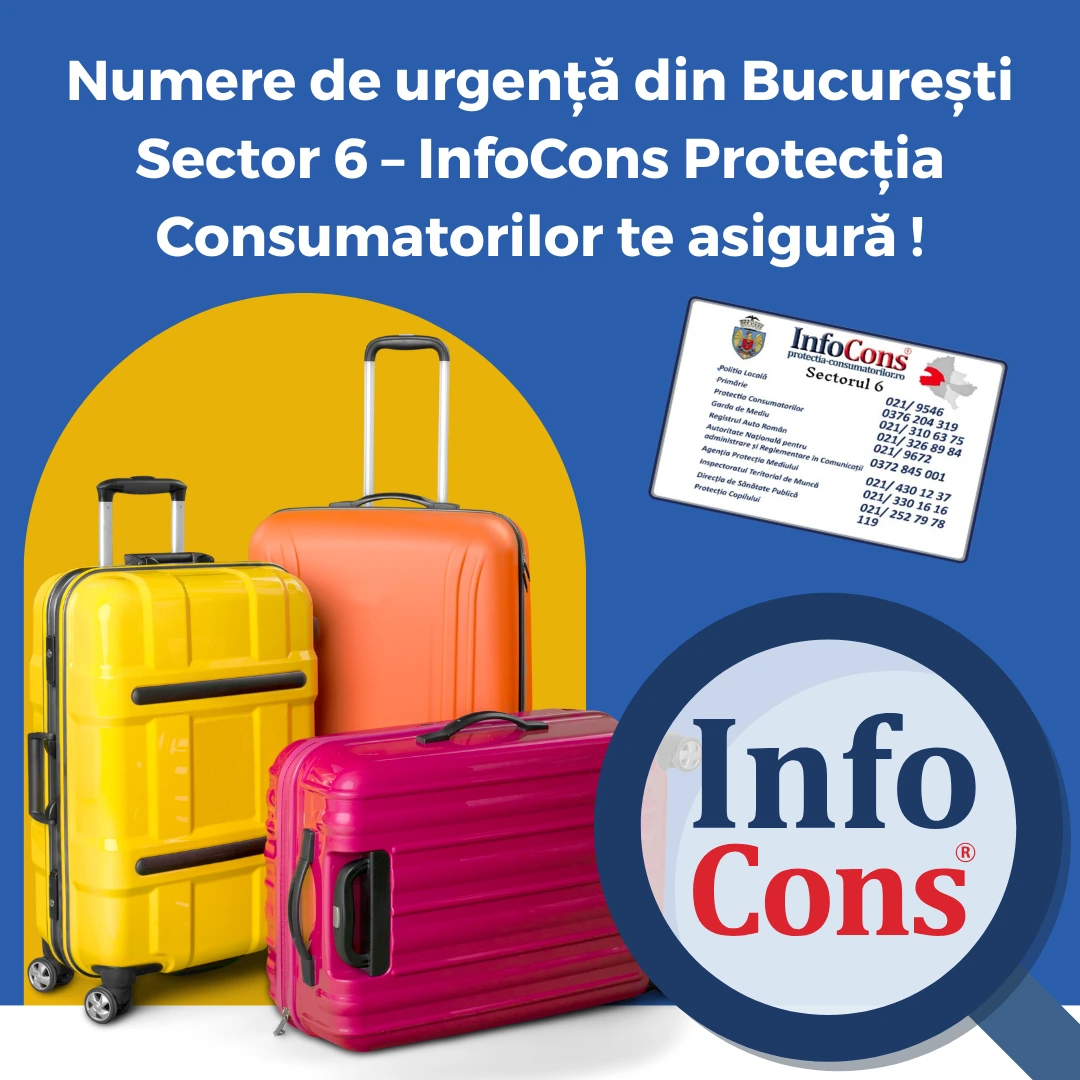 Numere de urgență din București Sector 6 – InfoCons Protecția Consumatorilor te asigură !