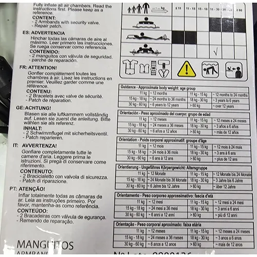 SOLMAR - Benzi gonflabile pentru brațe