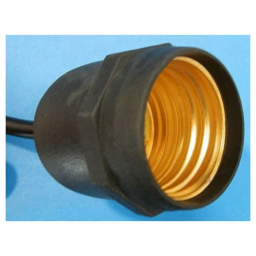 Lanț de iluminat extensibil decorativ cu cuplă detașabilă, care conține 10 bucăți, suporturi pentru lămpi E27 și 5 metri lungime. 16A, 250V ~ IP4.