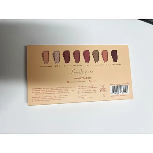 SOSU Cosmetics - Paleta fardurilor de pleoape
