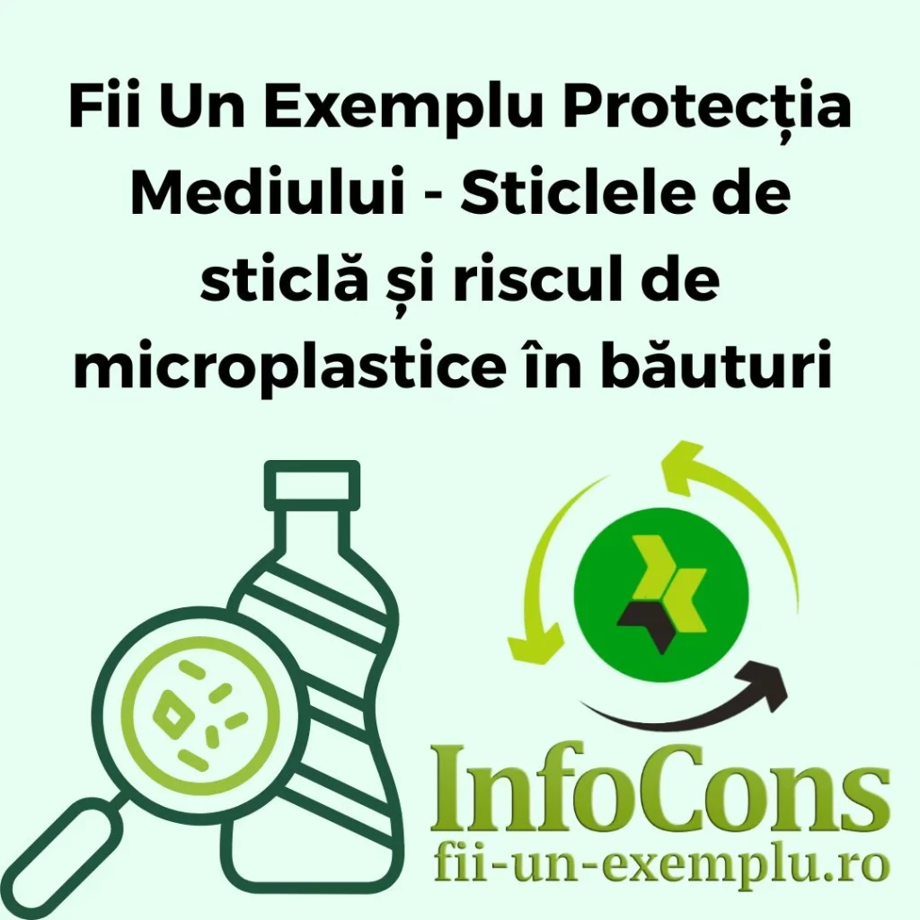 Fii un Exemplu Protecția Mediului - Sticlele de sticlă și riscul de microplastice în băuturi - InfoCons Protecția Consumatorilor de Mediu