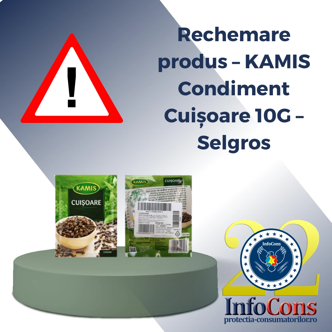 Rechemare produs – KAMIS Condiment Cuișoare 10G – Selgros