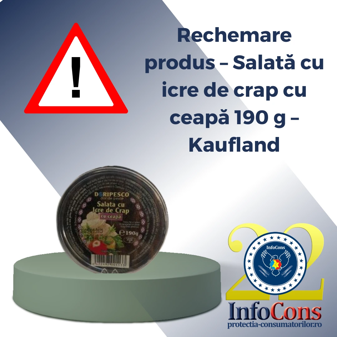 Rechemare produs – Salată cu icre de crap cu ceapă 190 g – Kaufland