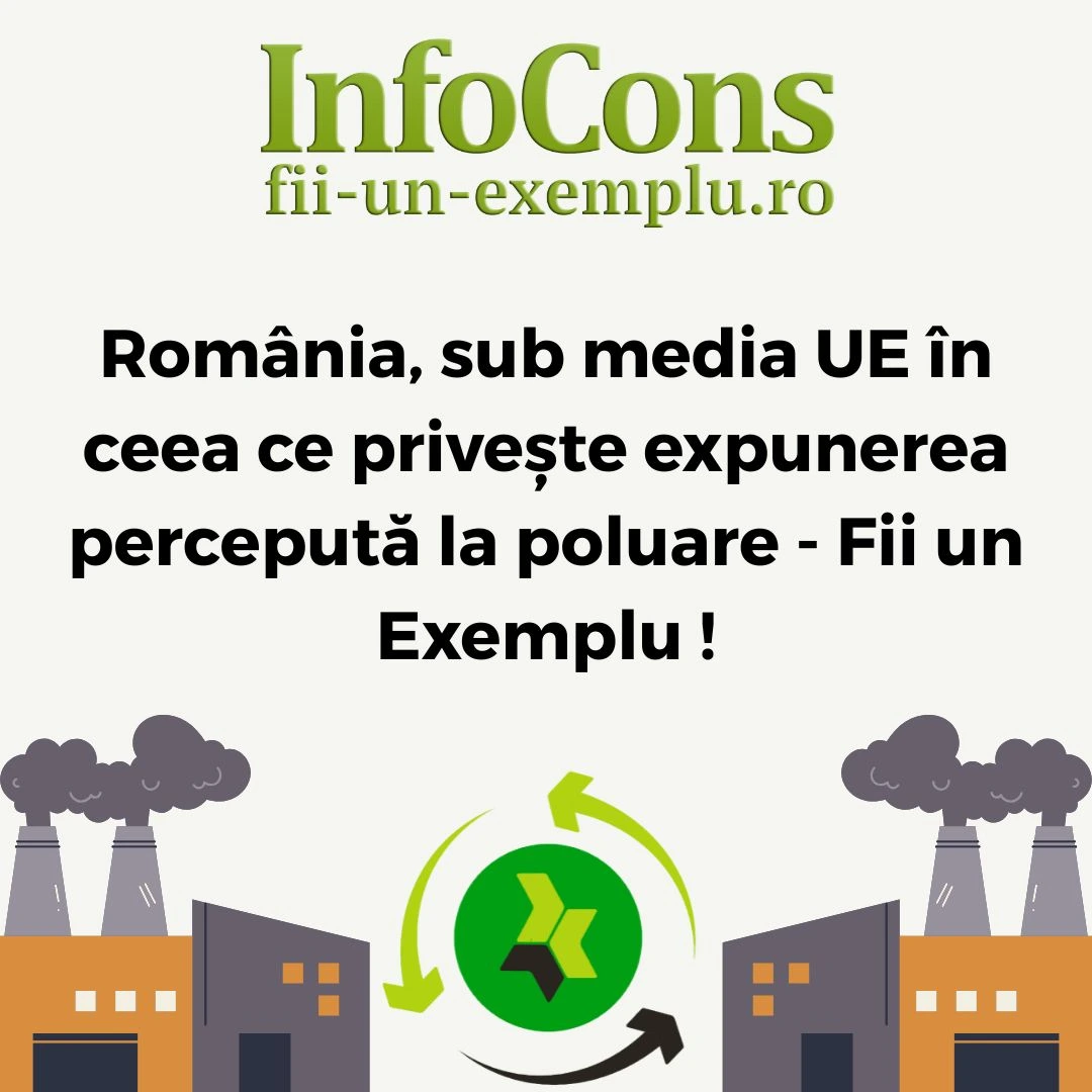  Fii un Exemplu - România , sub media UE în ceea ce privește expunerea percepută la poluare - InfoCons Protecția Consumatorilor de Mediu !
