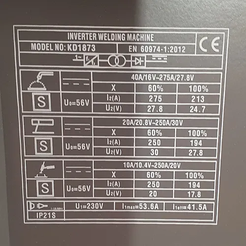 Kraft&Dele - Inverter welder