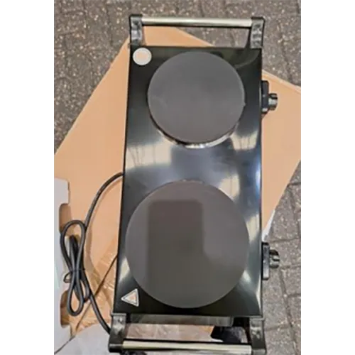 Placă de gătit electrică cu dop de perete.