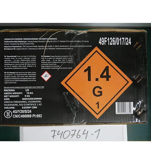 Supply Chain B.V. - Focuri de artificii