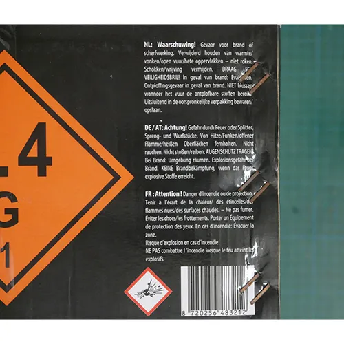 Supply Chain B.V. - Focuri de artificii