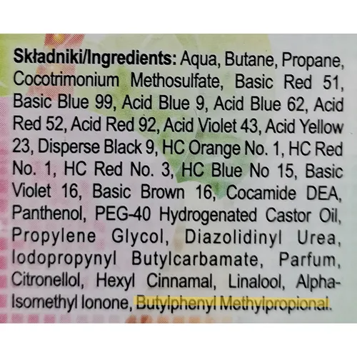 Wats élysée - Mousse pentru vopsirea părului