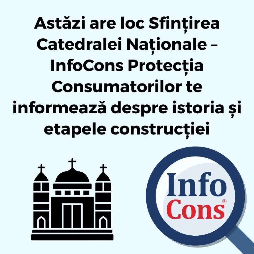 Astăzi are loc Sfințirea Catedralei Naționale – InfoCons Protecția Consumatorilor te informează despre istoria și etapele construcției
