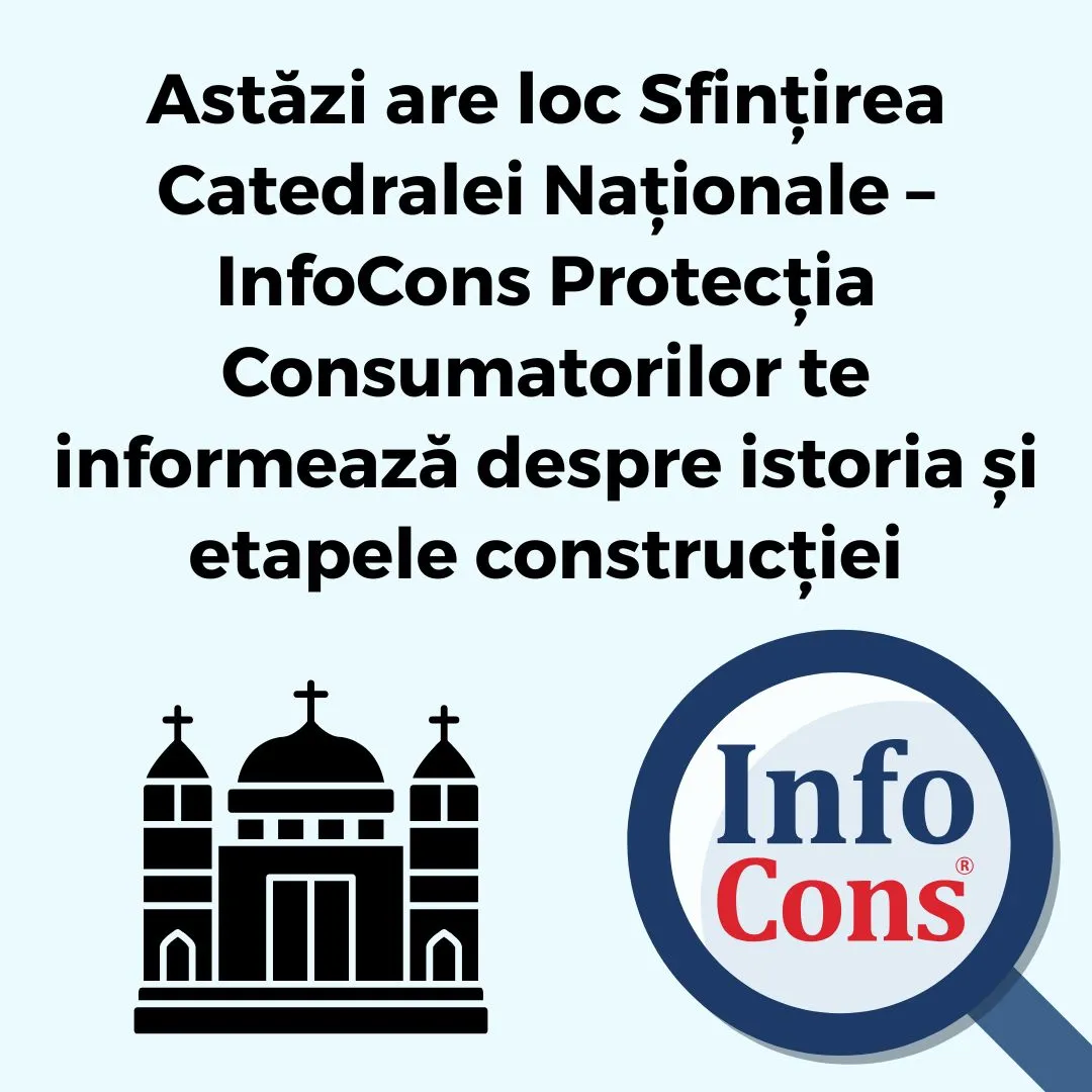 Astăzi are loc Sfințirea Catedralei Naționale – InfoCons Protecția Consumatorilor te informează despre istoria și etapele construcției