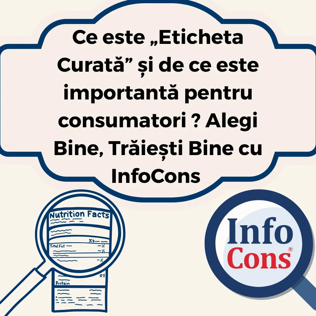 Ce este &bdquo; Eticheta Curată &rdquo; și de ce este importantă pentru consumatori ? Alegi Bine , Trăiești Bine cu InfoCons Protecția Consumatorilor