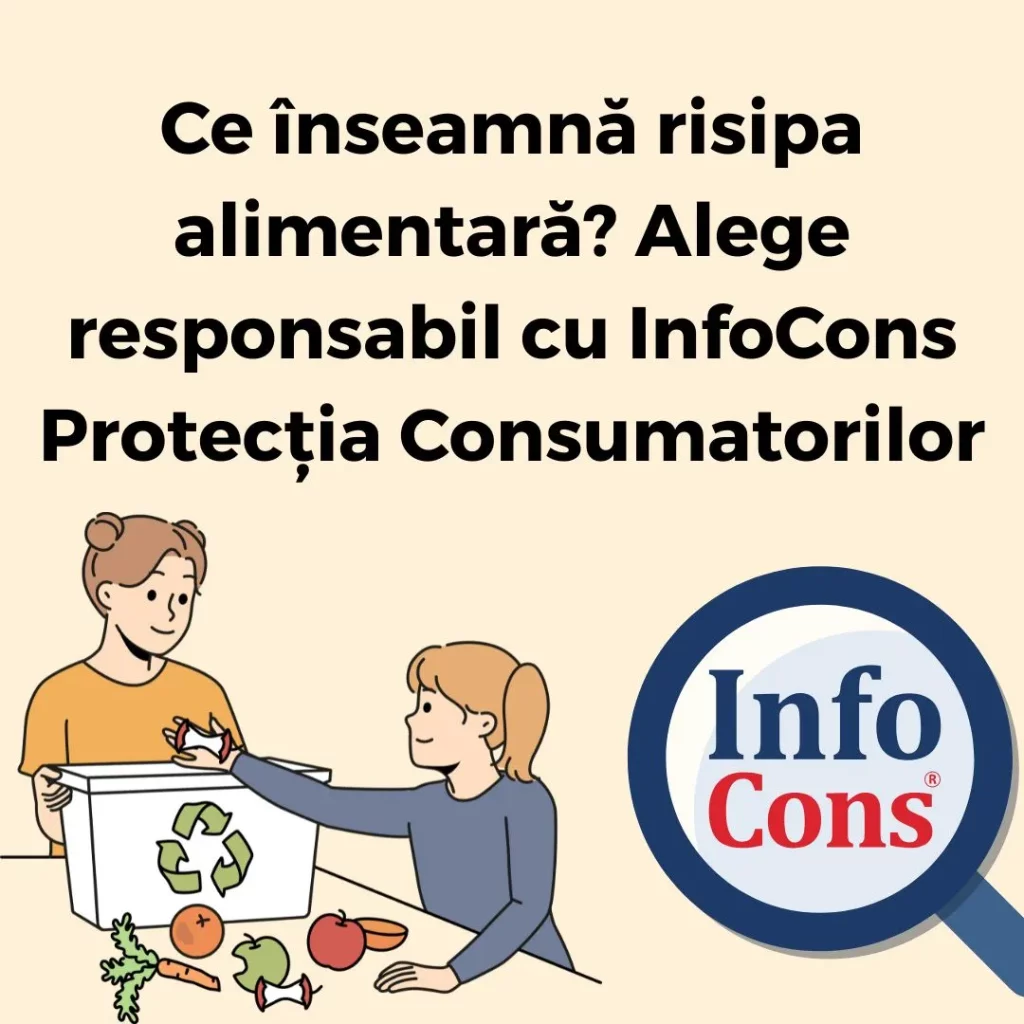 Ce înseamnă risipa alimentară ? Alege responsabil cu InfoCons Protecția Consumatorilor