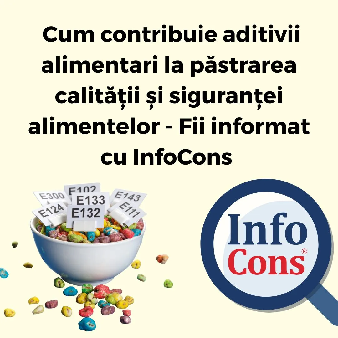 Cum contribuie aditivii alimentari la păstrarea calității și siguranței alimentelor - Fii informat cu InfoCons Protecția Consumatorilor