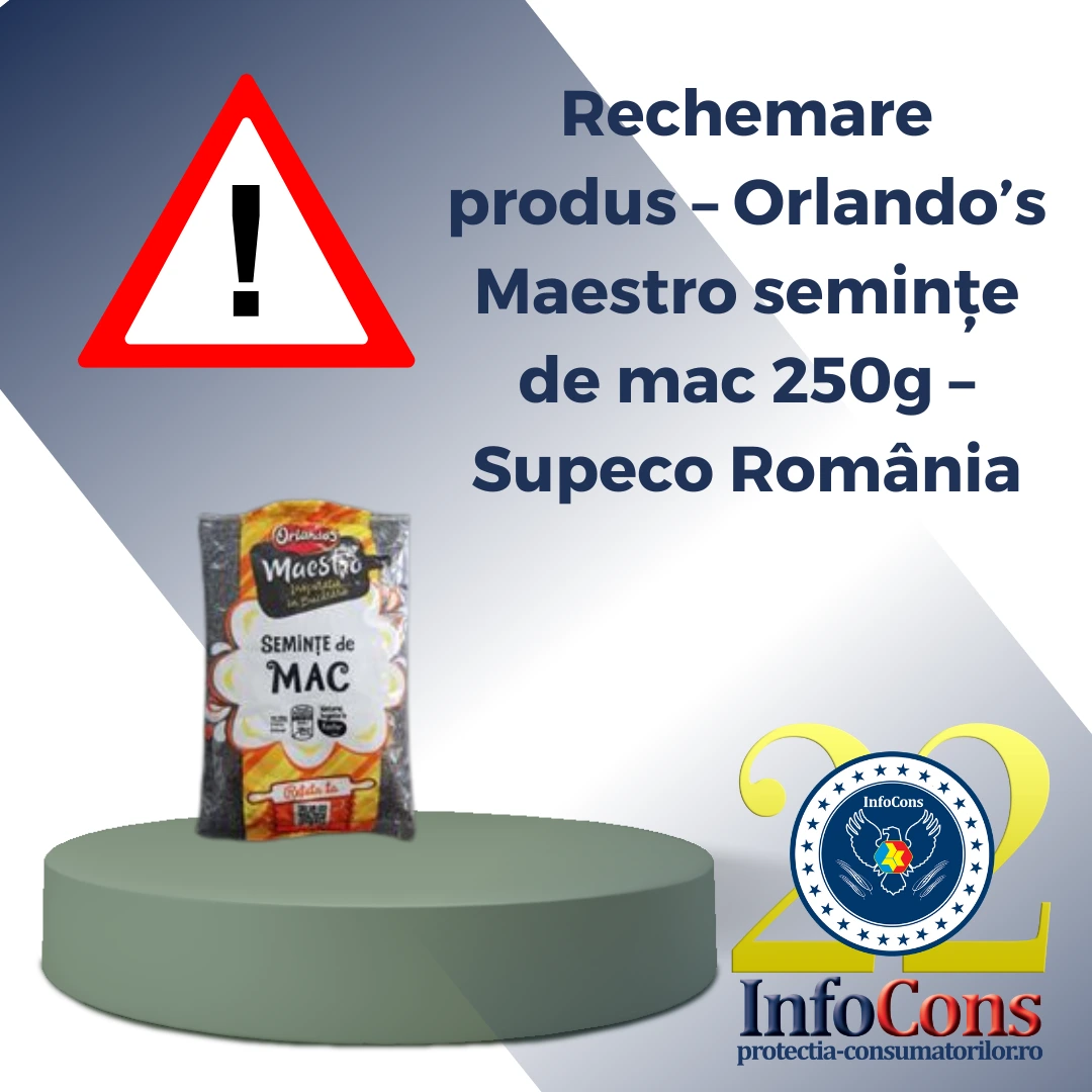 Rechemare produs – Orlando’s Maestro semințe de mac 250g – Supeco România