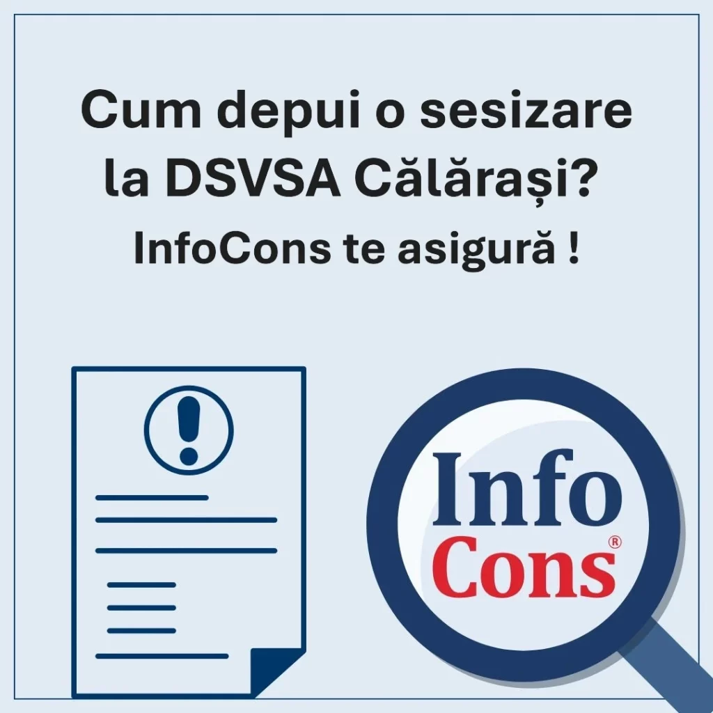 Cum depui o sesizare la Direcţia Sanitară Veterinară şi pentru Siguranţa Alimentelor Călărași - DSVSA Călărași - Autoritatea Națională Sanitară Veterinară și pentru Siguranța Alimentelor - ANSVSA ? InfoCons Protecția Consumatorului te asigură !