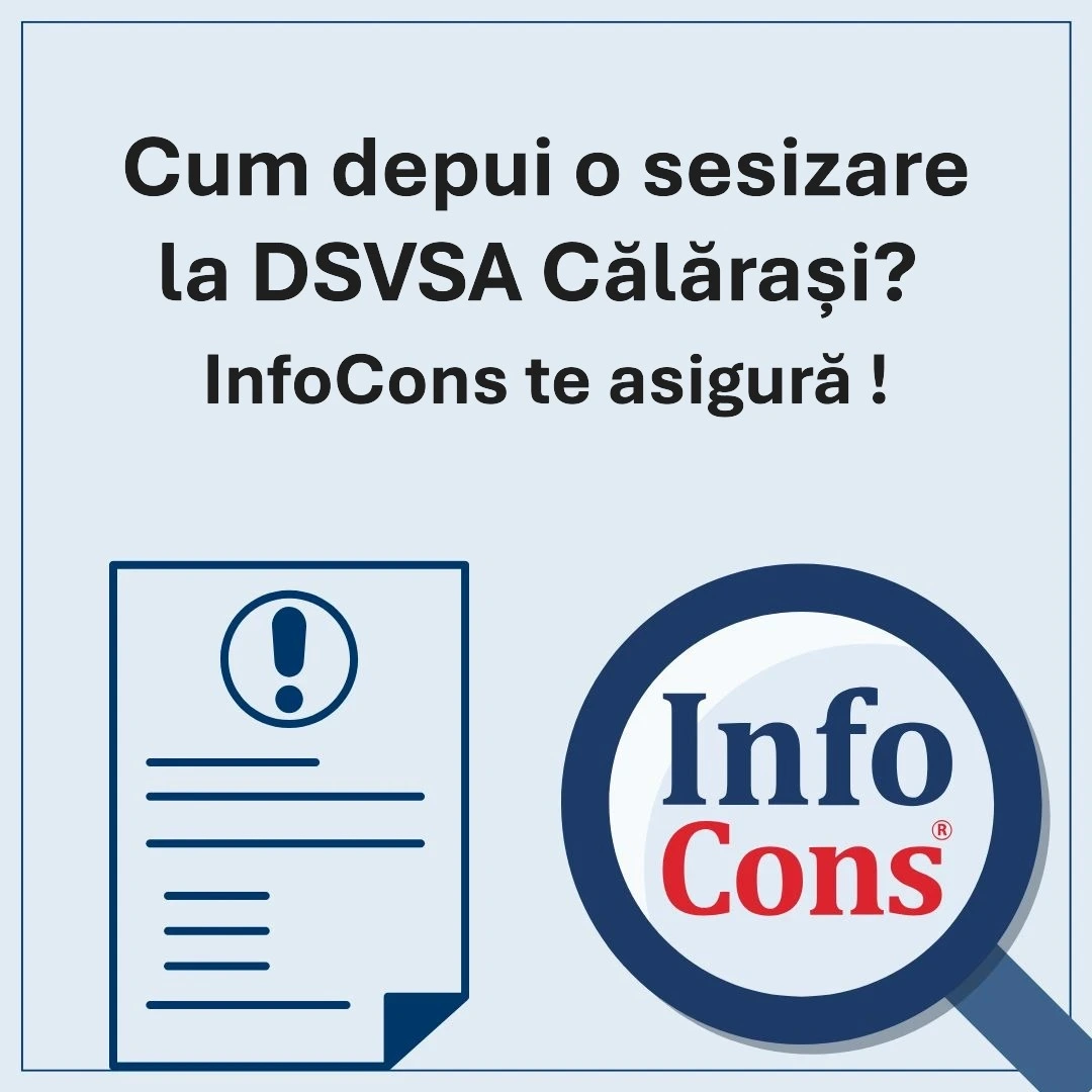 Cum depui o sesizare la Direcţia Sanitară Veterinară şi pentru Siguranţa Alimentelor Călărași - DSVSA Călărași - Autoritatea Națională Sanitară Veterinară și pentru Siguranța Alimentelor - ANSVSA ? InfoCons Protecția Consumatorului te asigură !