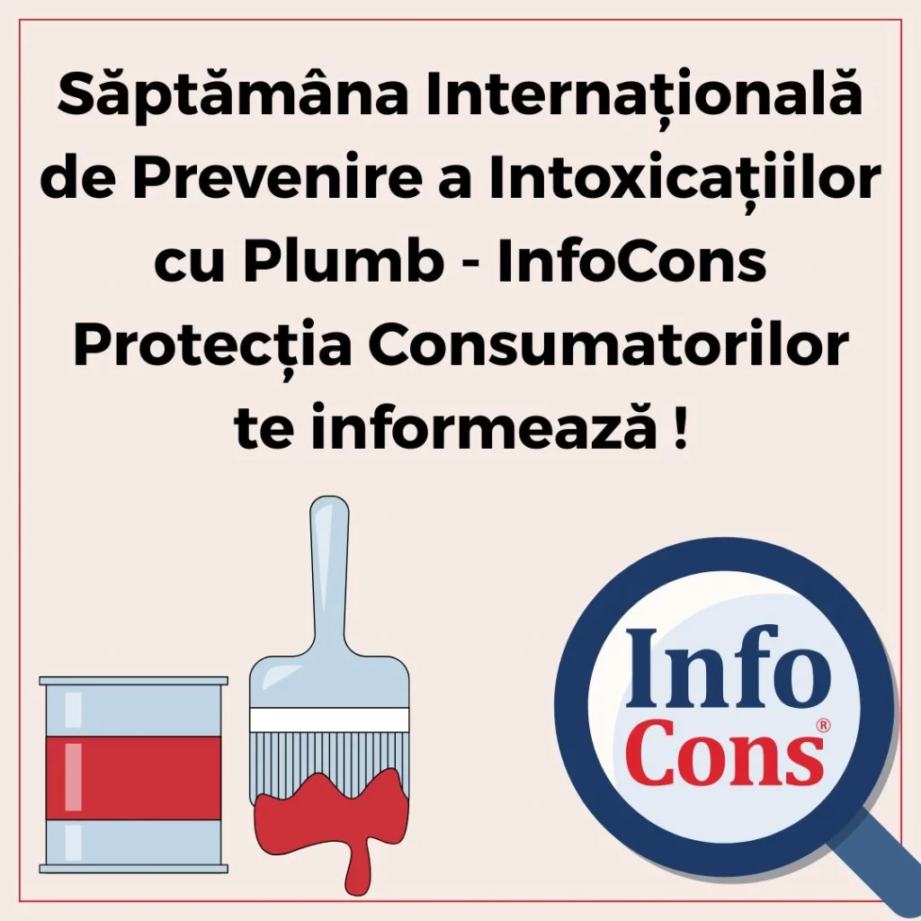 Săptămâna Internațională de Prevenire a Intoxicațiilor cu Plumb - InfoCons Protecția Consumatorilor te informează !