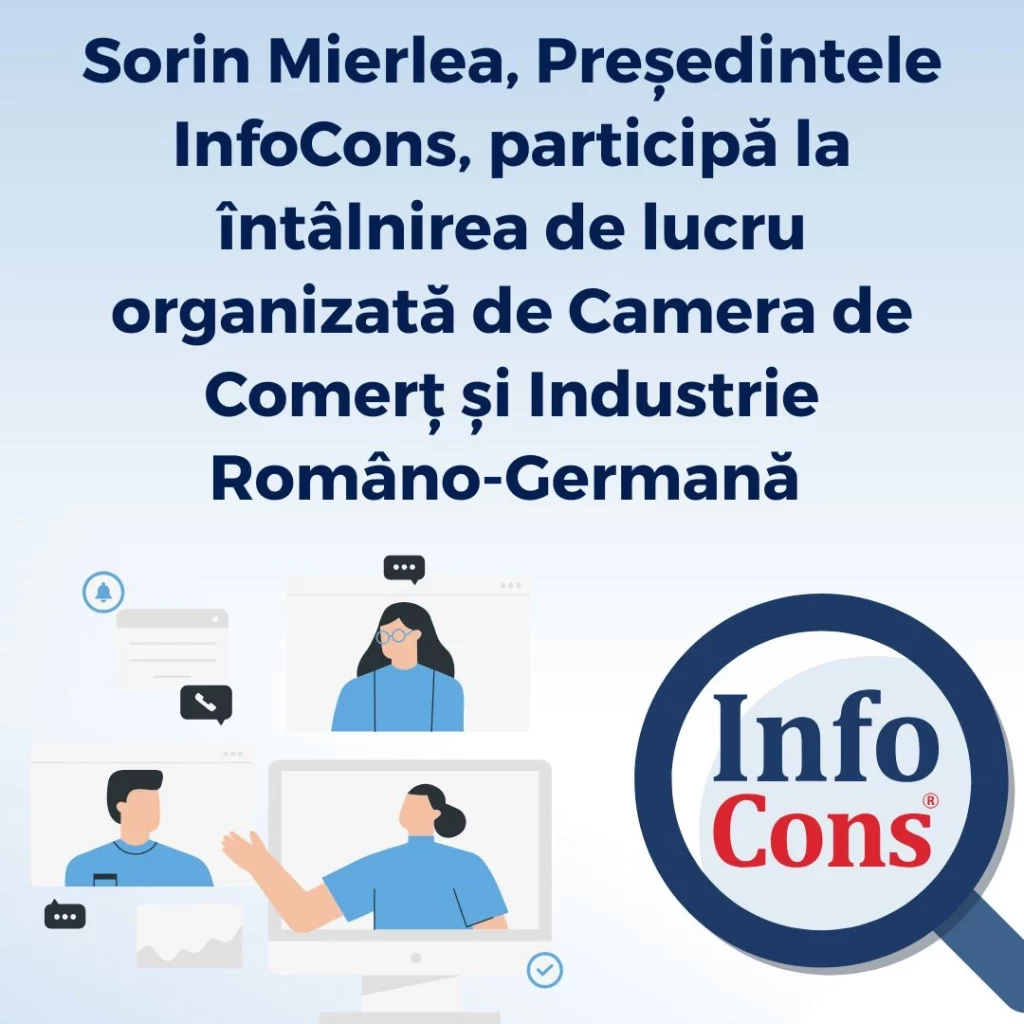 Sorin Mierlea , Președintele InfoCons Protecția Consumatorilor , participă la întâlnirea de lucru organizată de Camera de Comerț și Industrie Româno-Germană - AHK România