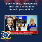 Sorin Mierlea , Președintele InfoCons Protecția Consumatorului , a acordat un interviu pentru B1 TV