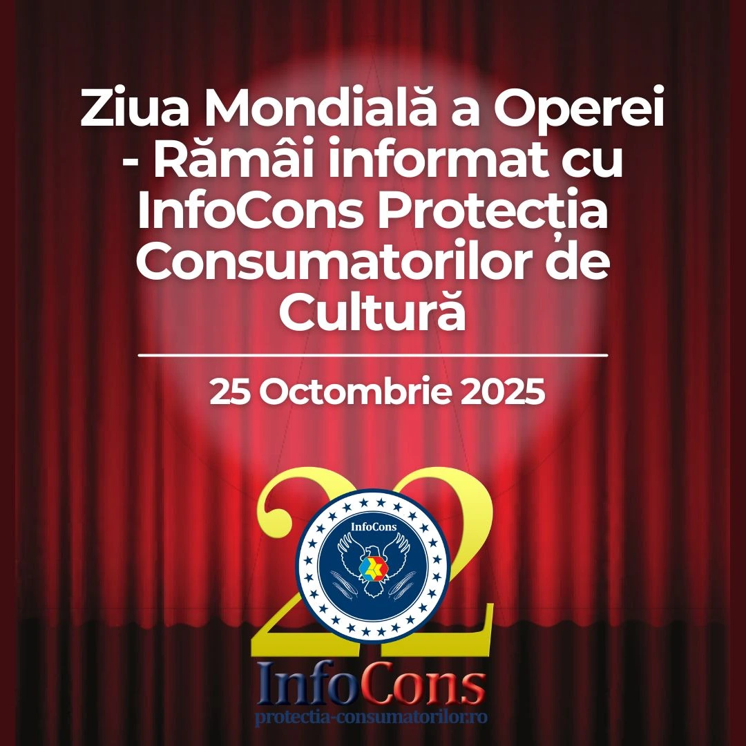 Ziua Mondială a Operei - Rămâi informat cu InfoCons Protecția Consumatorilor de Cultură