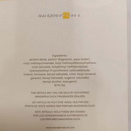 Mandarina Duck - Apă de toaletă