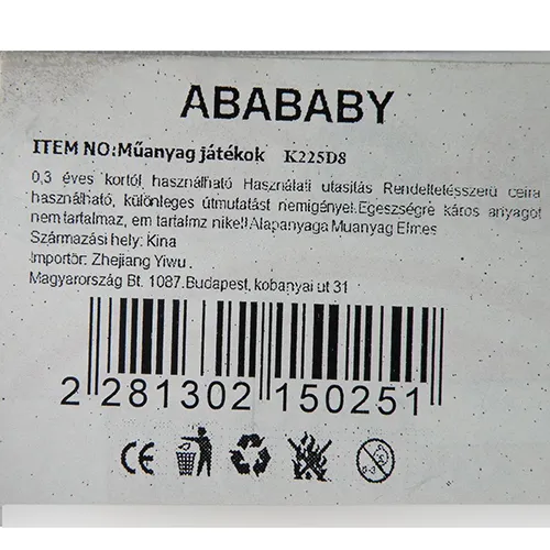 Abababy - Zornăitoare de jucărie