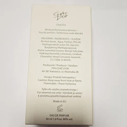 CHAT D'OR - Parfum