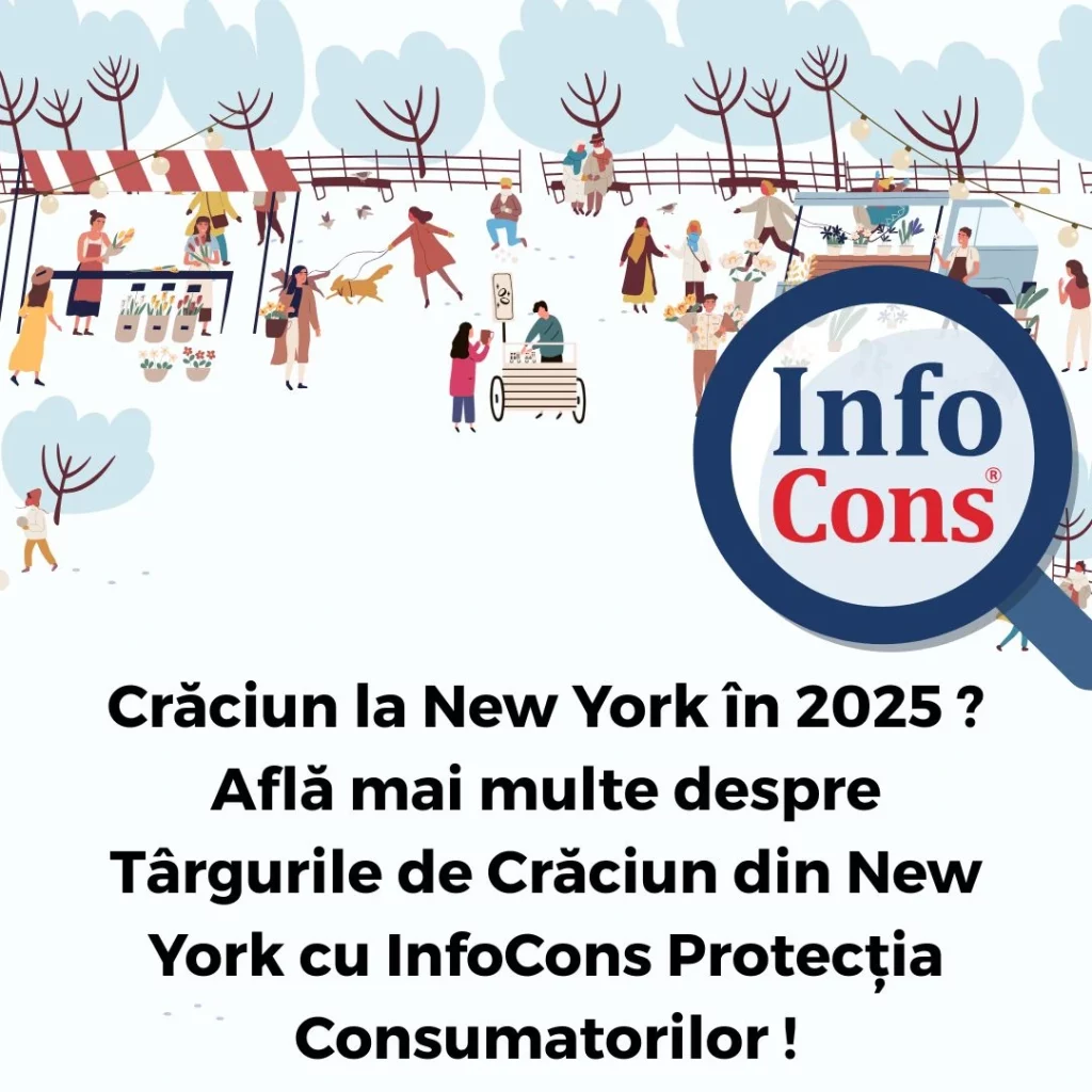 Crăciun la New York în 2025 ? Află mai multe despre Târgurile de Crăciun din New York cu InfoCons Protecția Consumatorilor !