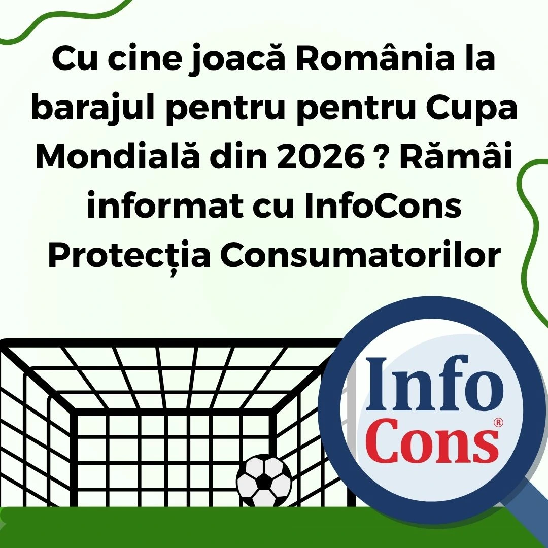 Cu cine joacă România la barajul pentru pentru Cupa Mondială din 2026 ? Rămâi informat cu InfoCons Protecția Consumatorilor