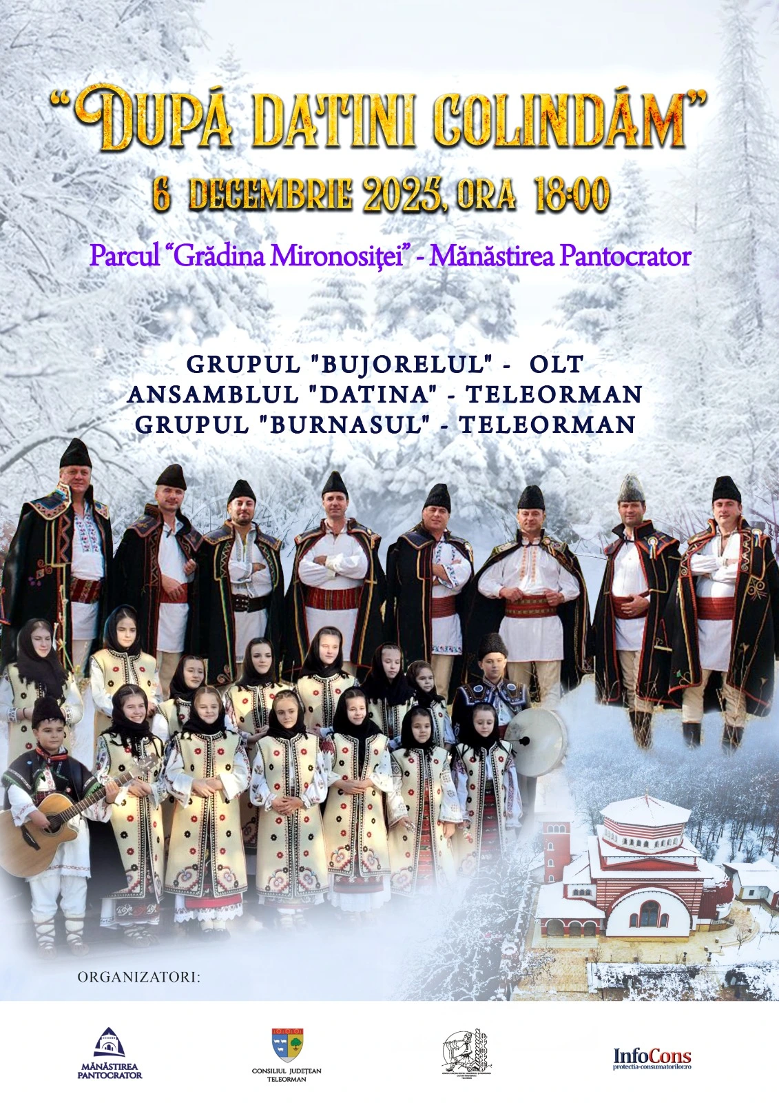 InfoCons Protecția Consumatorilor &ndash; 6 zile p&acirc;nă la startul seriei de concerte &bdquo;După Datini Colindăm&rdquo;