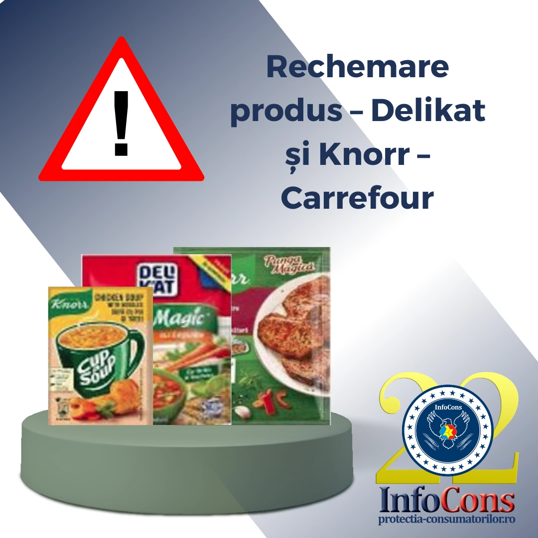 Rechemare produs &ndash; Delikat și Knorr &ndash; Carrefour