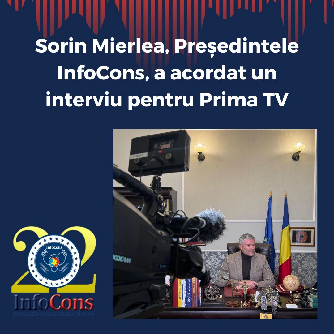 Sorin Mierlea , Președintele InfoCons Protecția Consumatorilor , a acordat un interviu pentru Prima TV despre jucăriile regăsite în Alertă