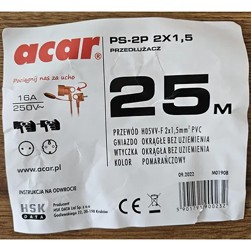 ACAR - Cablu prelungitor