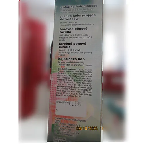 &Eacute;lys&eacute;e - Mousse pentru culoarea părului