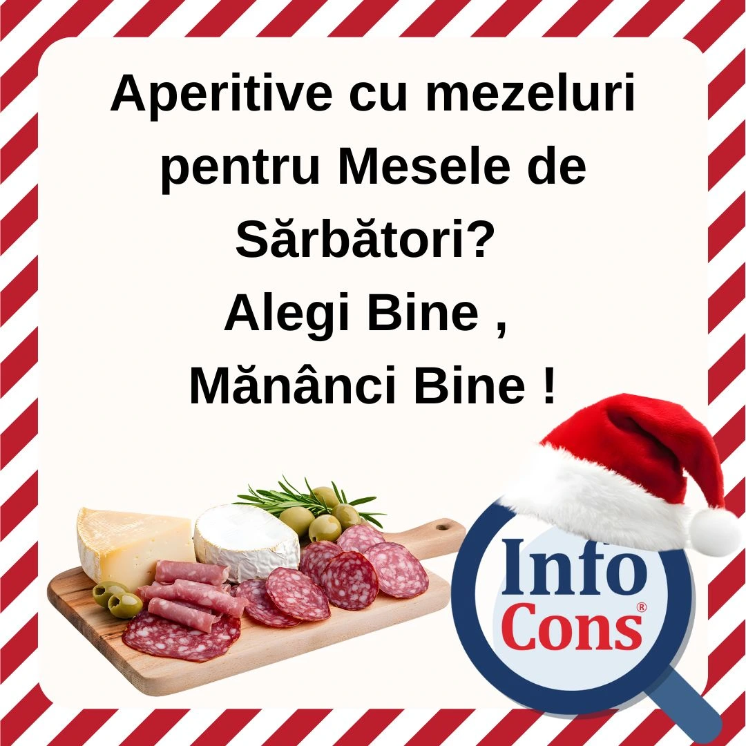 Aperitive cu mezeluri pentru Mesele de Sărbători ? Alegi Bine , Mănânci Bine ! InfoCons Protecția Consumatorilor !