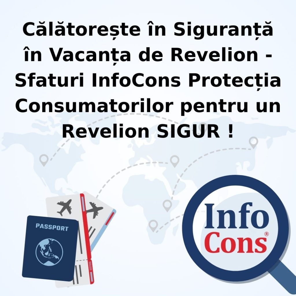 Călătorește &icirc;n Siguranță &icirc;n Vacanța de Revelion - Sfaturi InfoCons Protecția Consumatorilor pentru un Revelion SIGUR !
