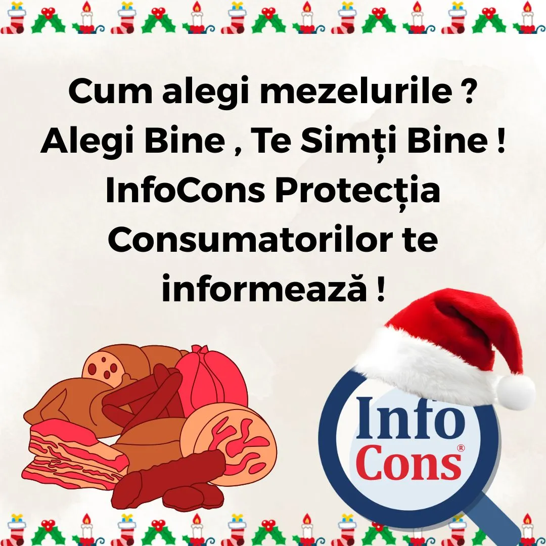 Cum alegi mezelurile ? Alegi Bine , Te Simți Bine ! InfoCons Protecția Consumatorilor te informează !