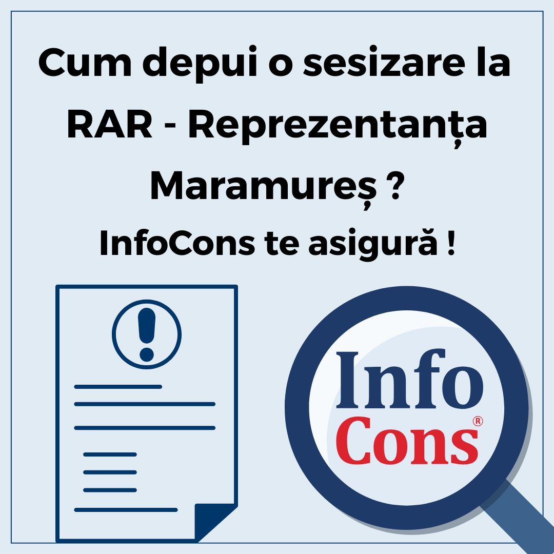 Cum depui o sesizare la Registrul Auto Român - RAR - Reprezentanța Maramureș ? InfoCons Protecția Consumatorului te asigură !
