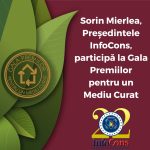 Sorin Mierlea , Președintele InfoCons Protecția Consumatorului , participă la Gala Premiilor pentru un Mediu Curat