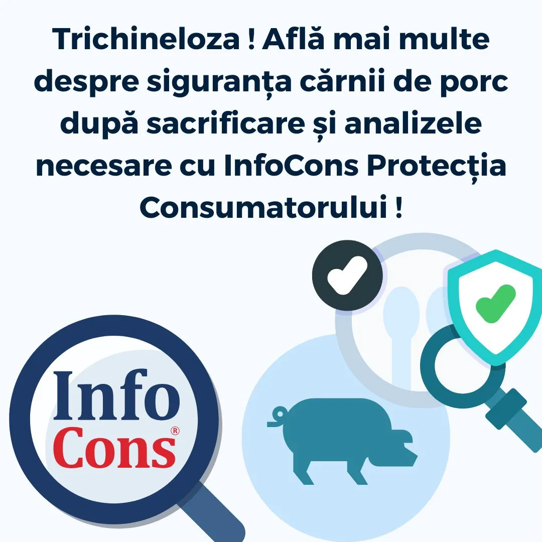 Trichineloza ! Află mai multe despre siguranța cărnii de porc după sacrificare și analizele necesare cu InfoCons Protecția Consumatorului !