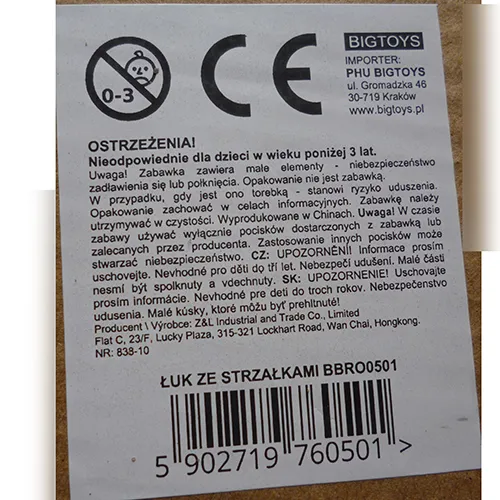 BIGTOYS - Set de jucării pentru arcuri