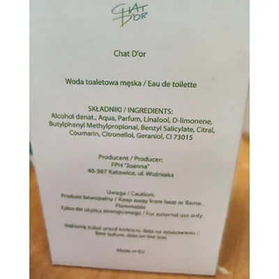 CHAT D&acute;OR - Apă de toaletă