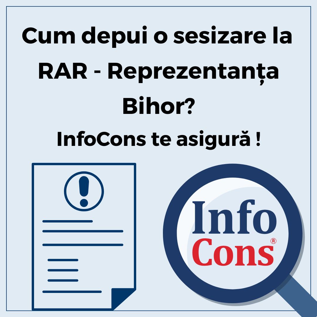 Cum depui o sesizare la Registrul Auto Român - RAR - Reprezentanța Bihor ? InfoCons Protecția Consumatorilor te asigură !