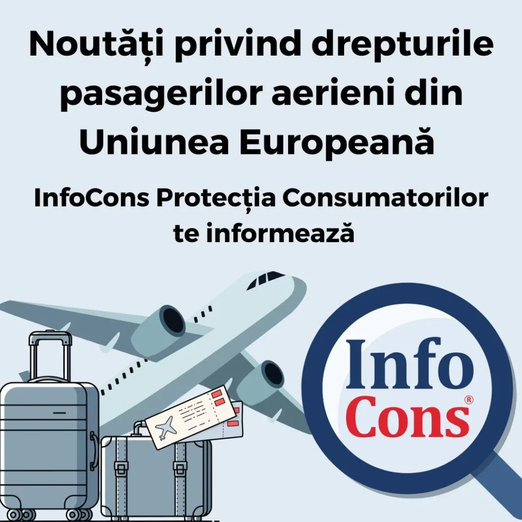 Noutăți privind drepturile pasagerilor aerieni din Uniunea Europeană &ndash; InfoCons Protecția Consumatorilor te informează