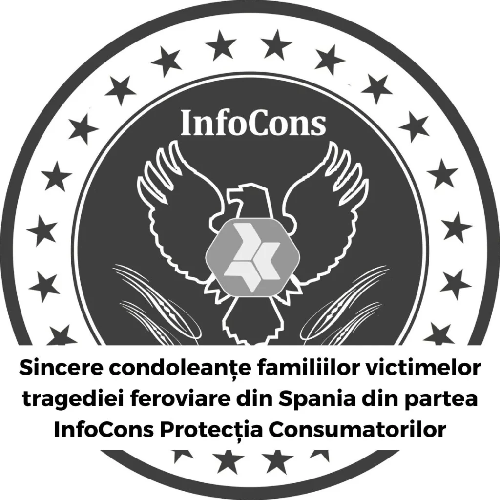 Sincere condoleanțe familiilor victimelor tragediei feroviare din Spania din partea InfoCons Protecția Consumatorilor